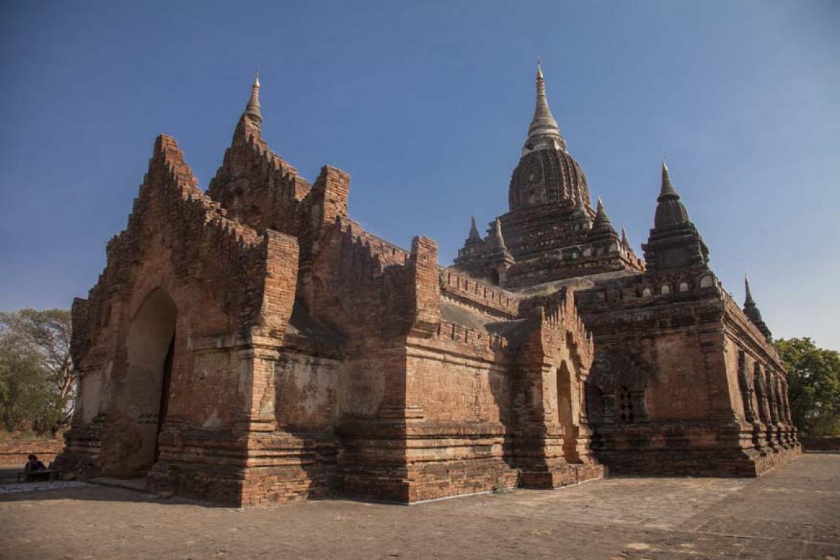 Carefree in Bagan, Myanmar